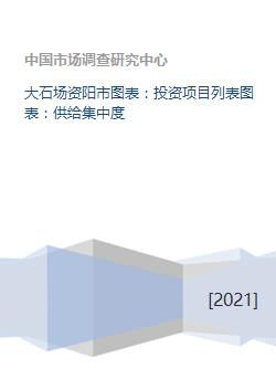 大石場資陽市圖表 投資項目列表圖表 供給集中度