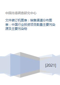 文件裝訂機圖表 銷售渠道分布圖表 中國行業投資項目數量主要污染源及主要污染物